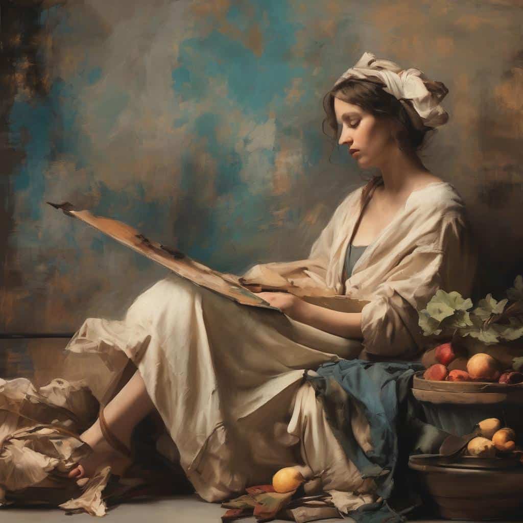 Νέα φώτο από την τέχνη και την ιστορία, με εικόνα μιας γυναίκας που ζωγραφίζει.